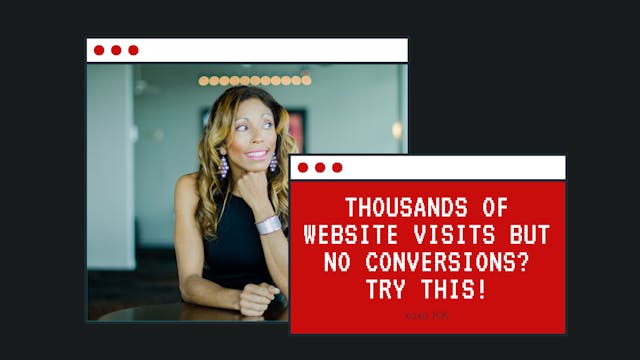 Thousands of website visits and no co...