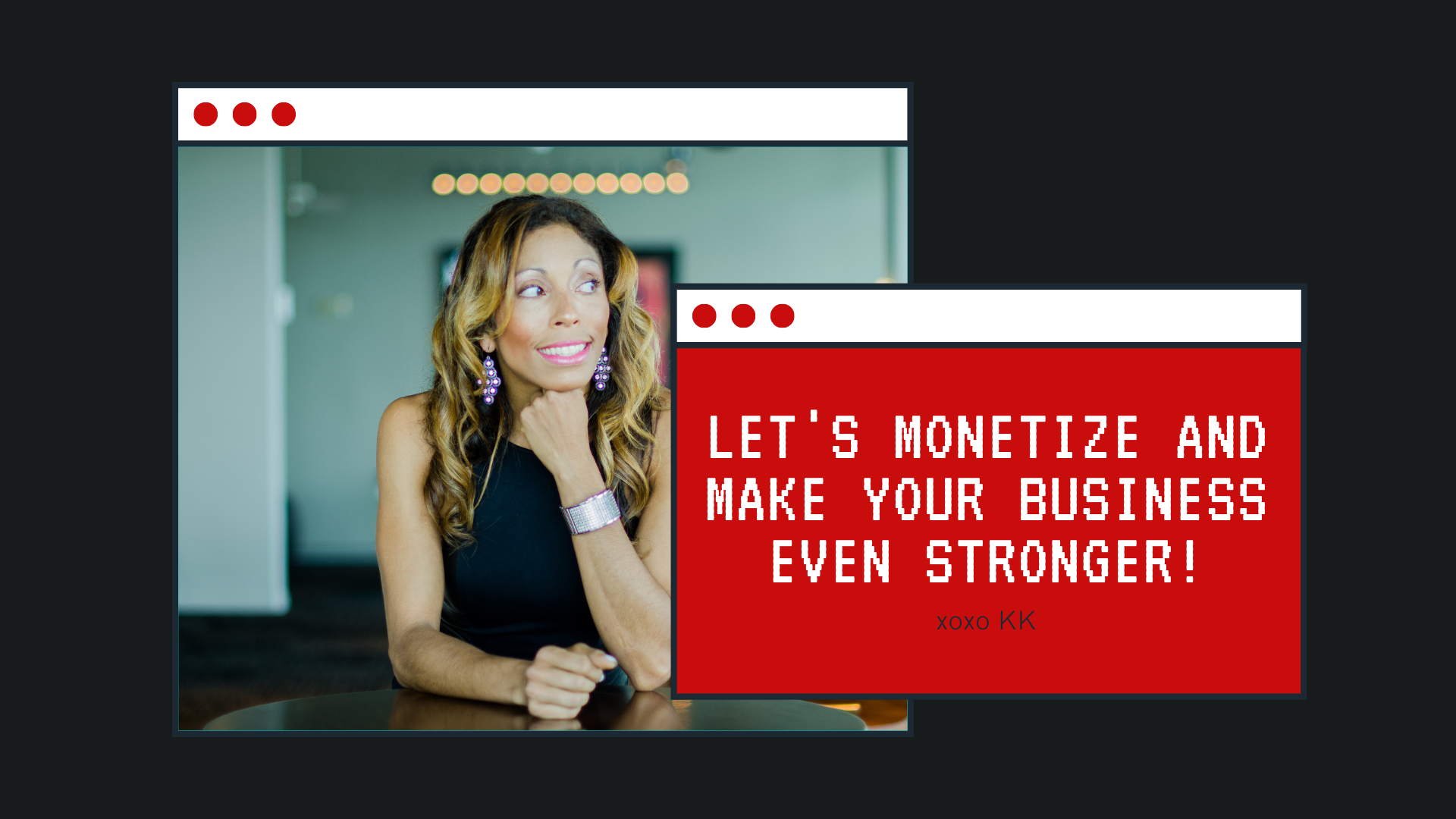 Meet KK, Certified Business Coach + Sales/Marketing Expert