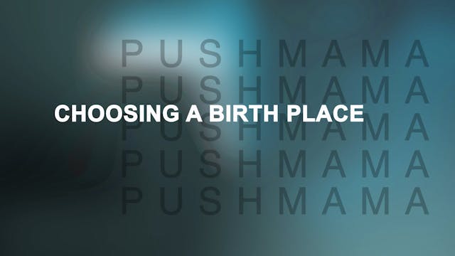 Chapter 7 - Choosing a Birth Place