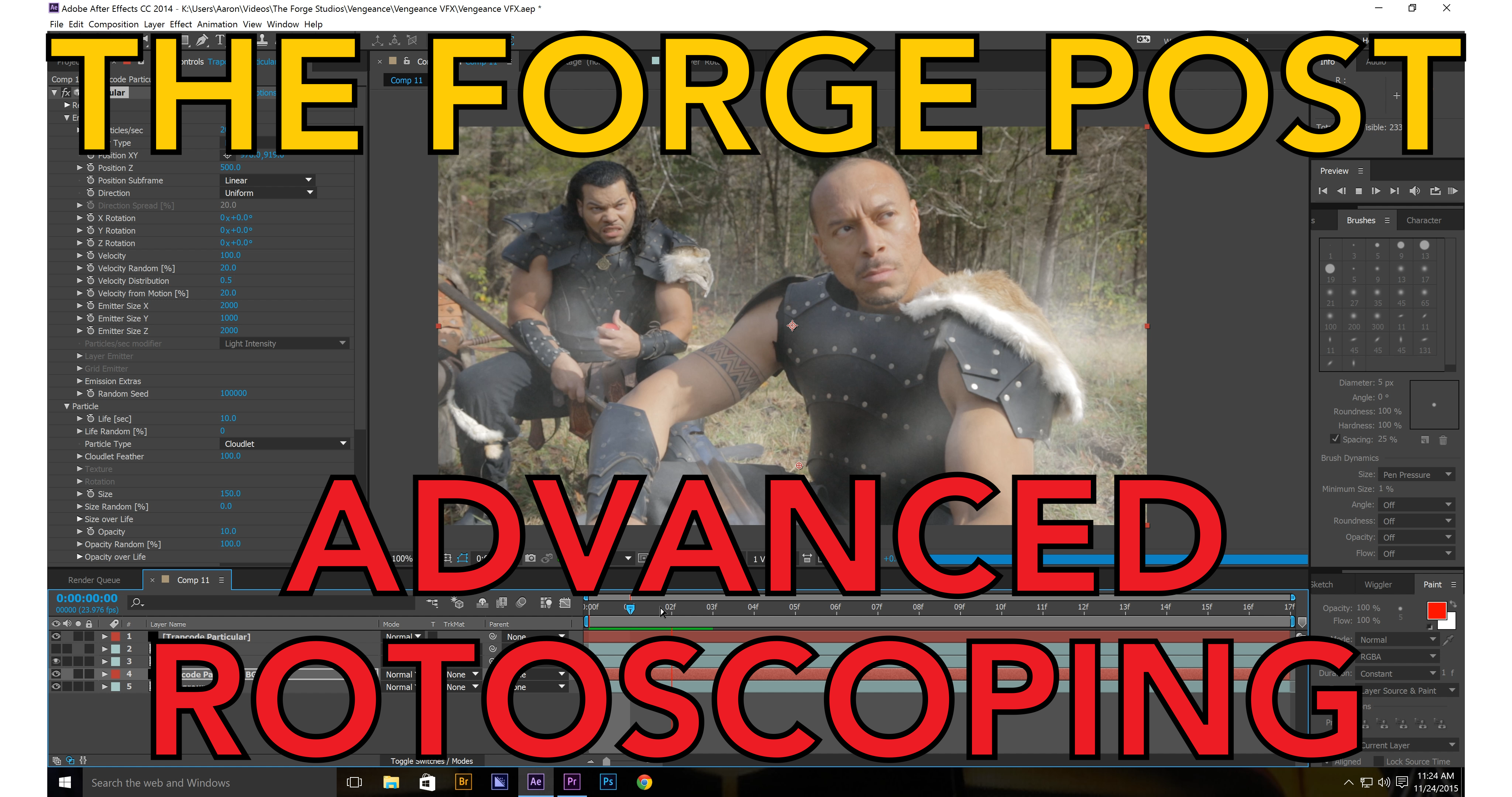The Forge Post: Advance Rotoscoping - After Effects Tutorial