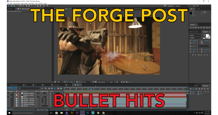 The Forge Post: Bullet Wounds - After Effects Tutorial