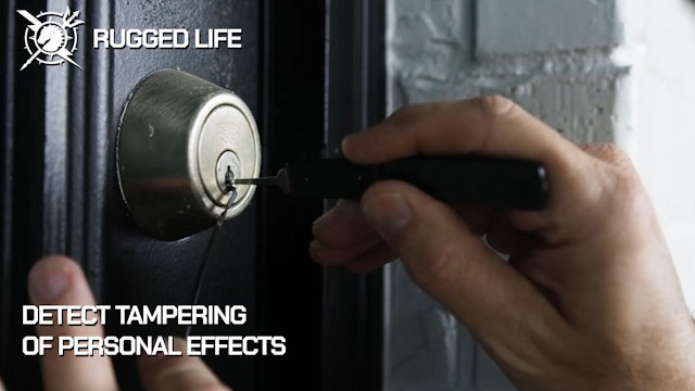 The Rugged Life: Detect Tampering of Personal Effects