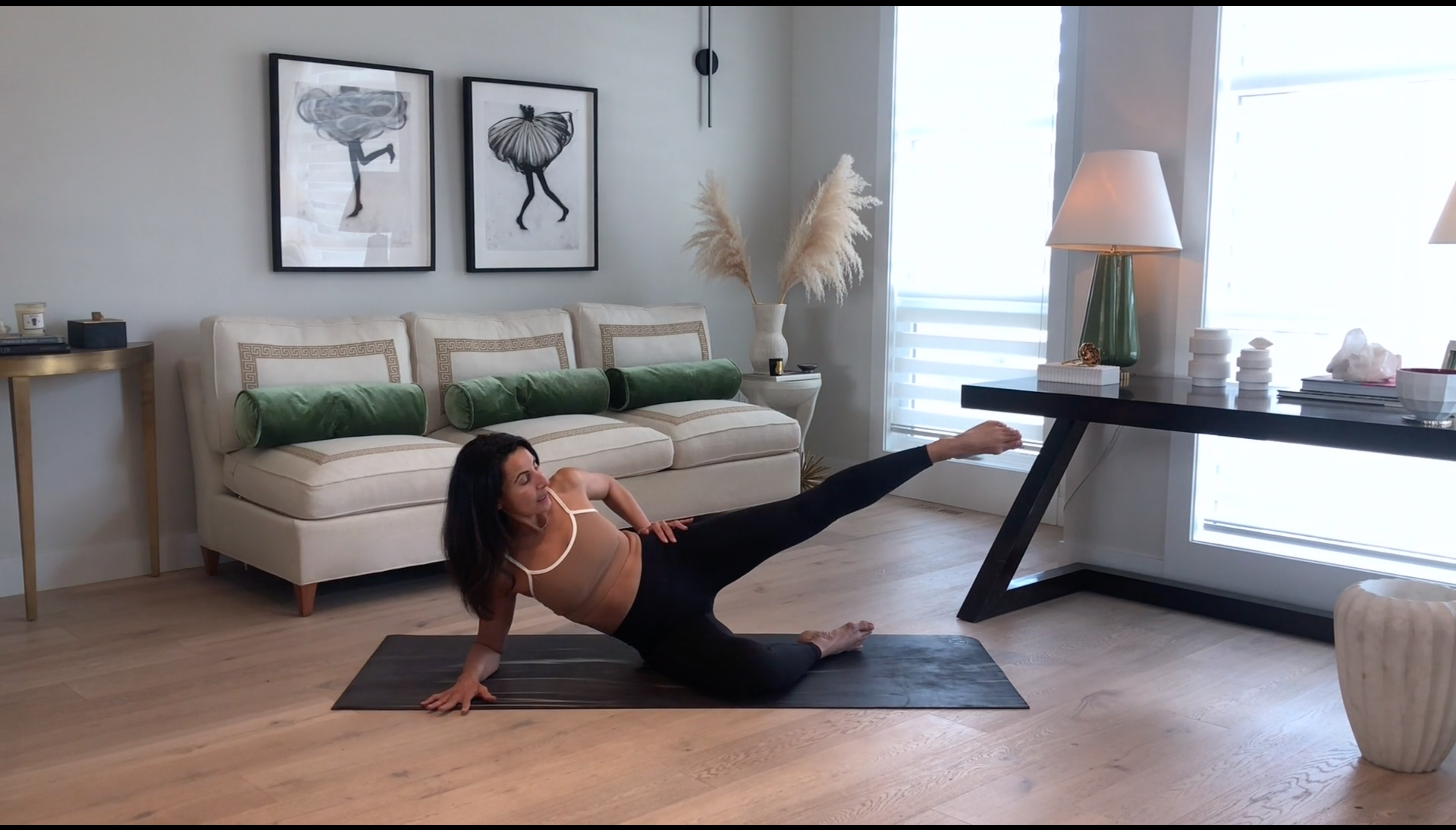 7 Min Inner Thigh Burn Workout with Elmira