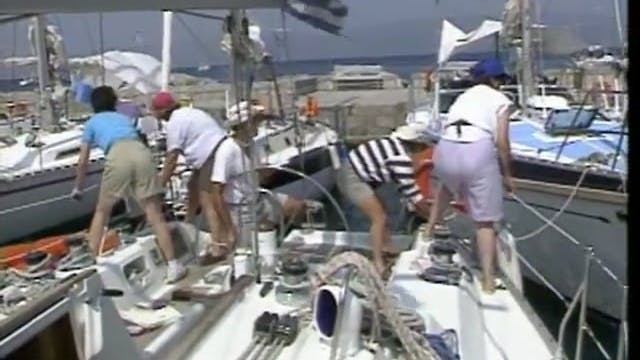 303F: Anchoring under Sail and Med Moor