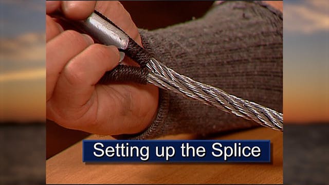 3. SETTING UP THE WIRE ROPE SPLICE wi...
