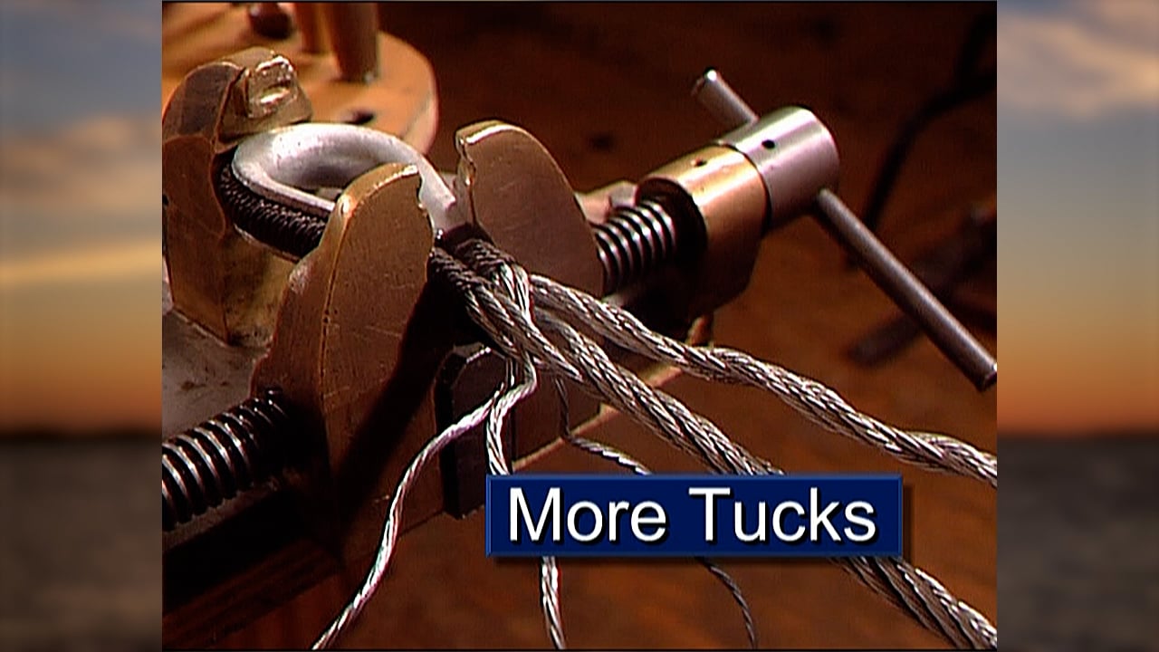 5. MORE TUCKING: Splicing Wire Rope with Brion Toss
