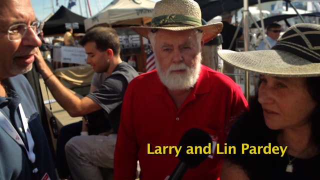 Lin & Larry Pardey at the 2011 U.S. Sailboat Show