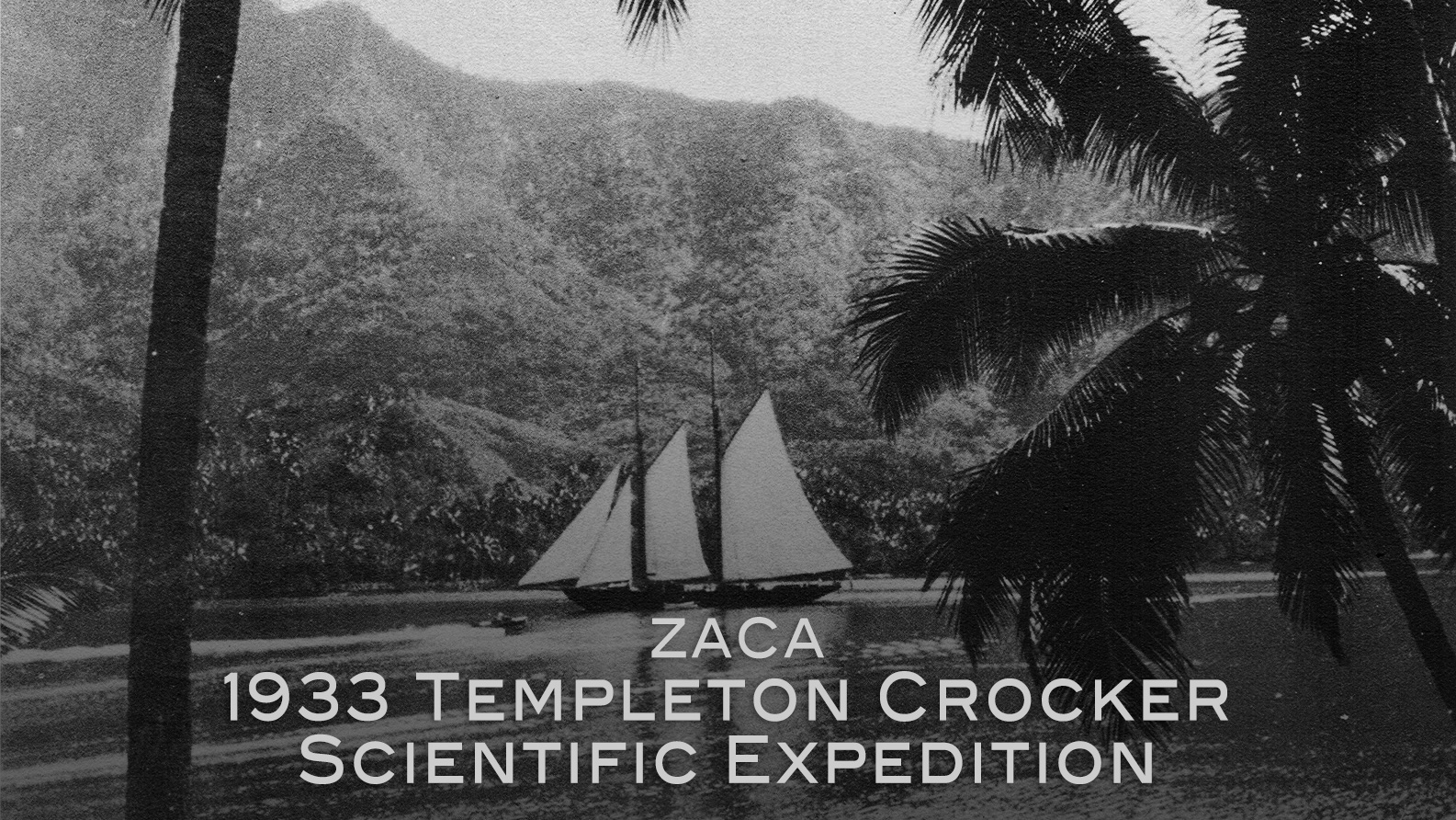 Zaca: 1933 Templeton Crocker Scientific Expedition