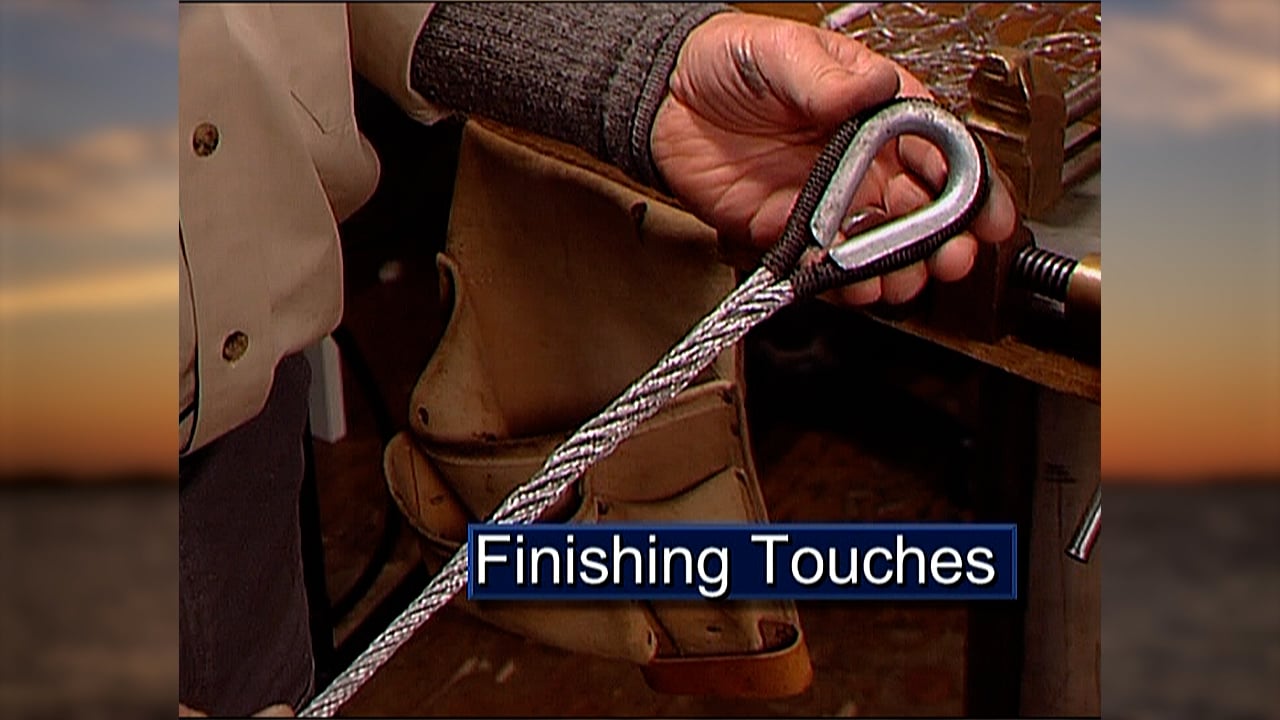 6. FINISHING TOUCHES: Splicing Wire Rope with Brion Toss