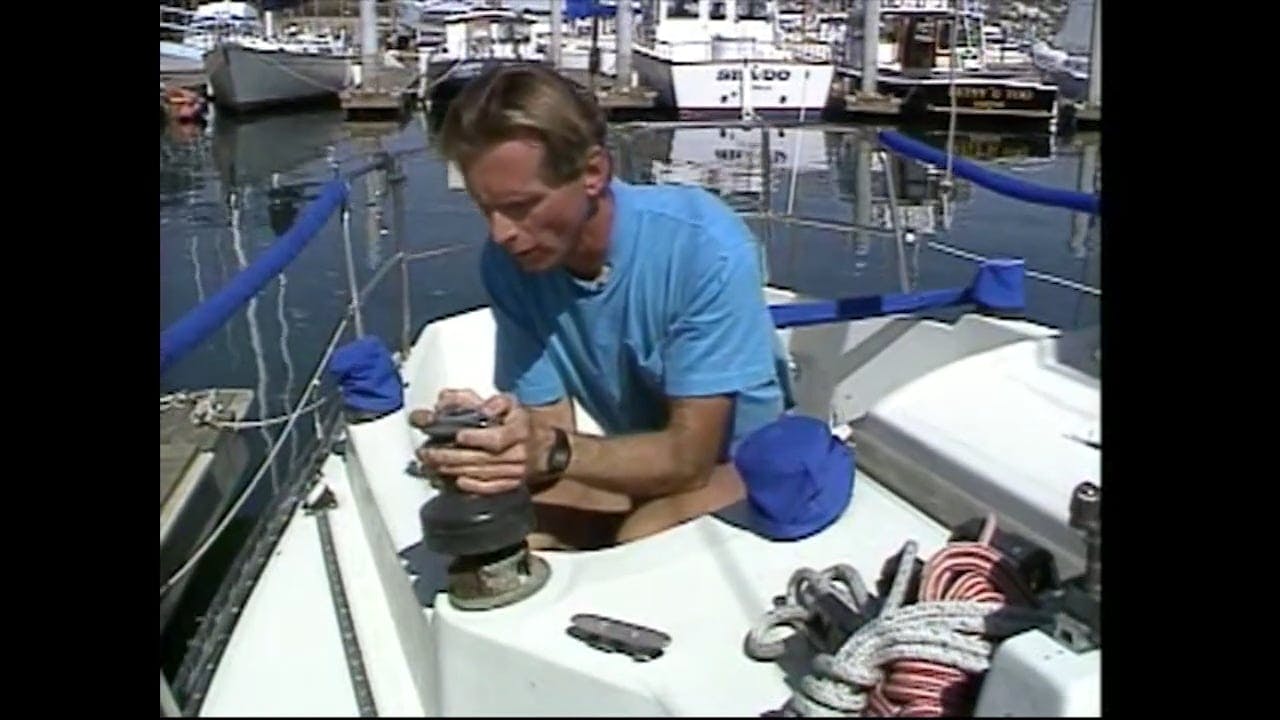 How to Clean a Winch (401D) Boat Maintenance DIY with Gary Jobson