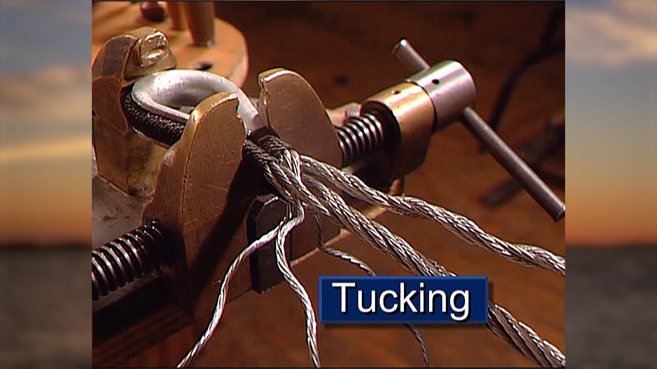 4. TUCKING: Splicing Wire Rope with Brion Toss