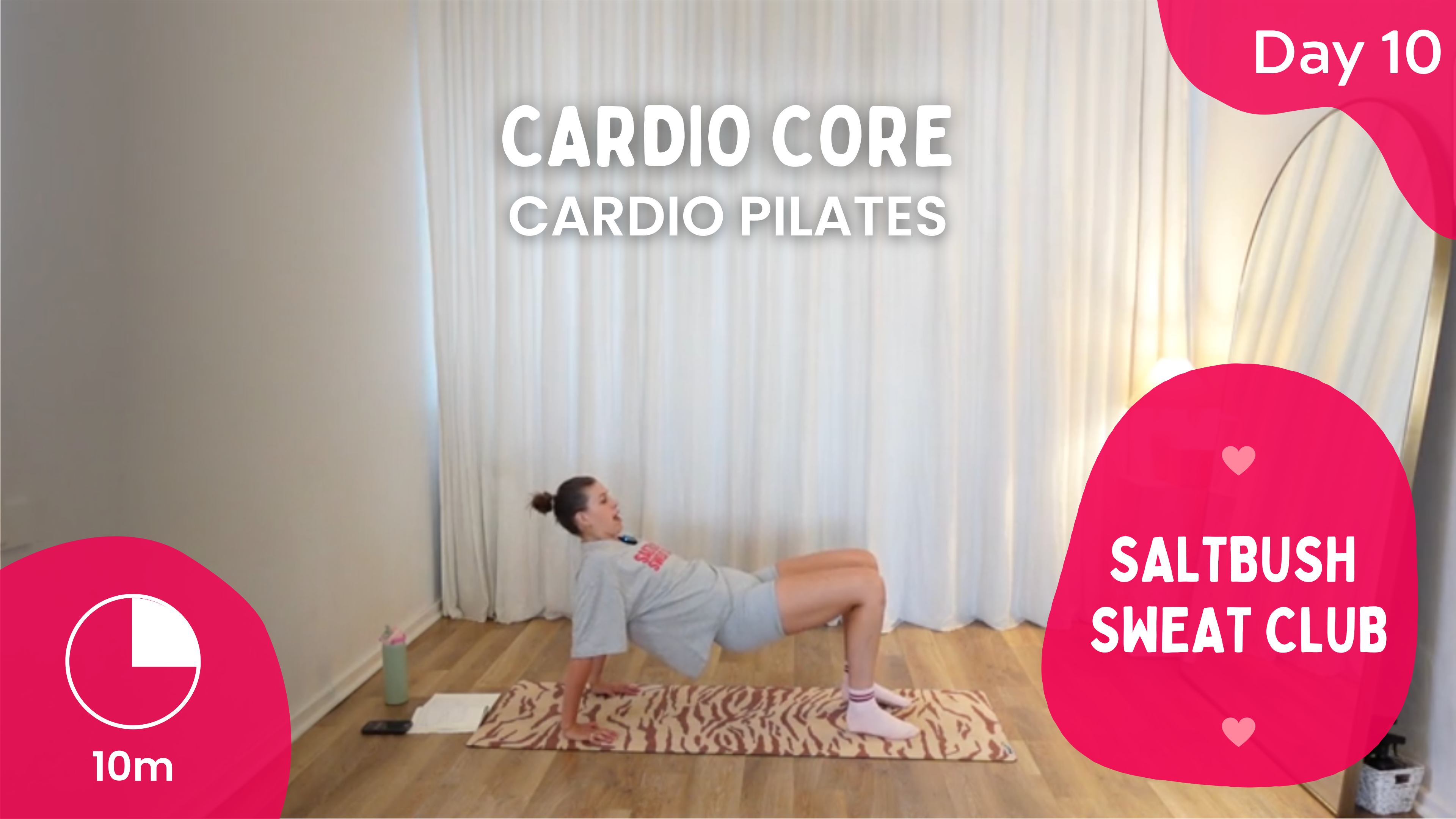 Day 10 - Cardio core - SALTBUSH SWEAT CLUB - PILATES