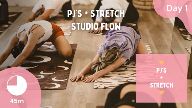 PJ's + Stretch - Studio Yoga Flow