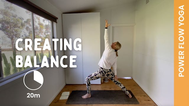Creating Balance - Power Flow