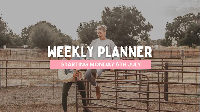 WEEKLY PLANNER