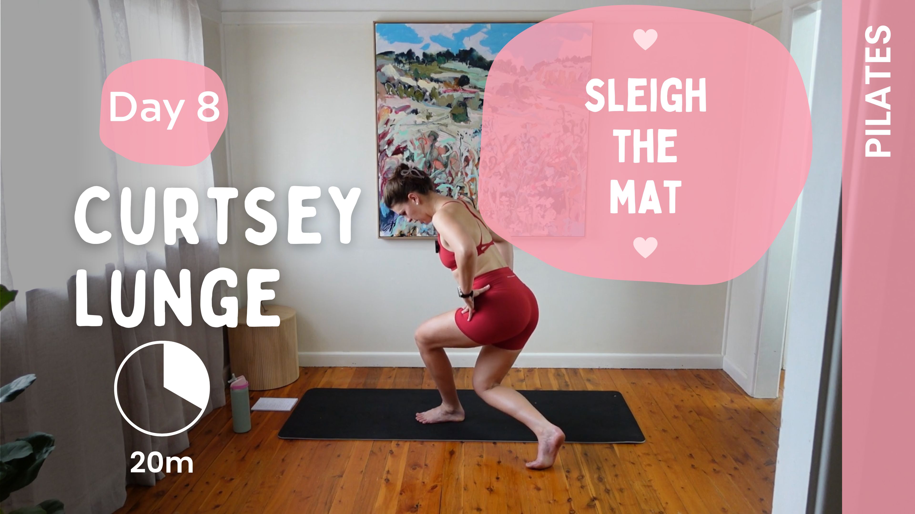 Day 8 - Curtsey Lunge (Monday 8th Dec)