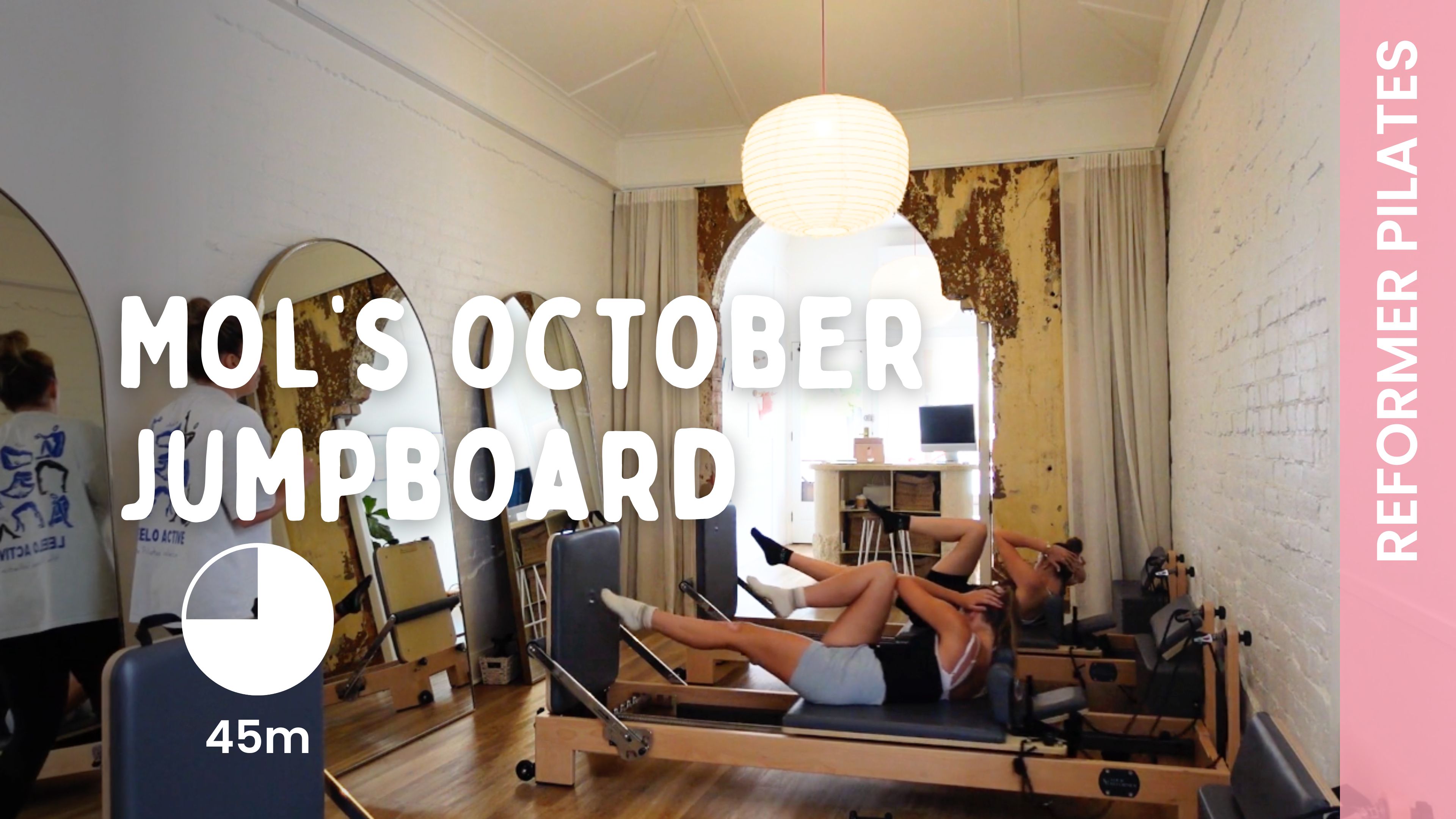 Mol's October Jumpboard Flow - Reformer Pilates