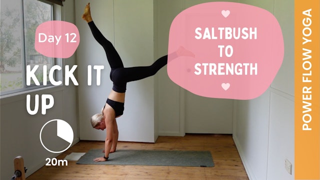 DAY 12 - Kick It Up - Power Yoga - Saltbush to Strength