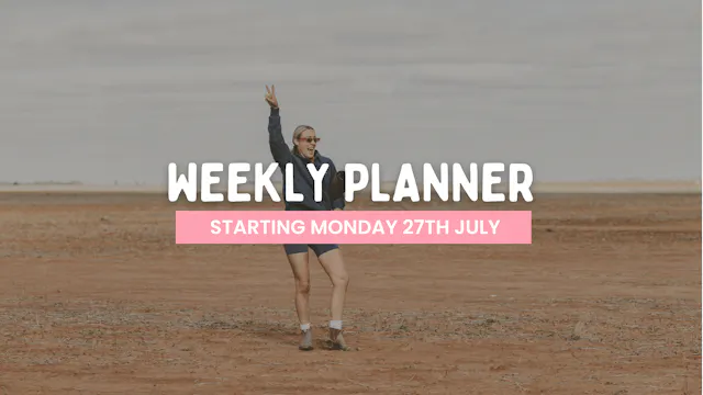 WEEKLY PLANNER