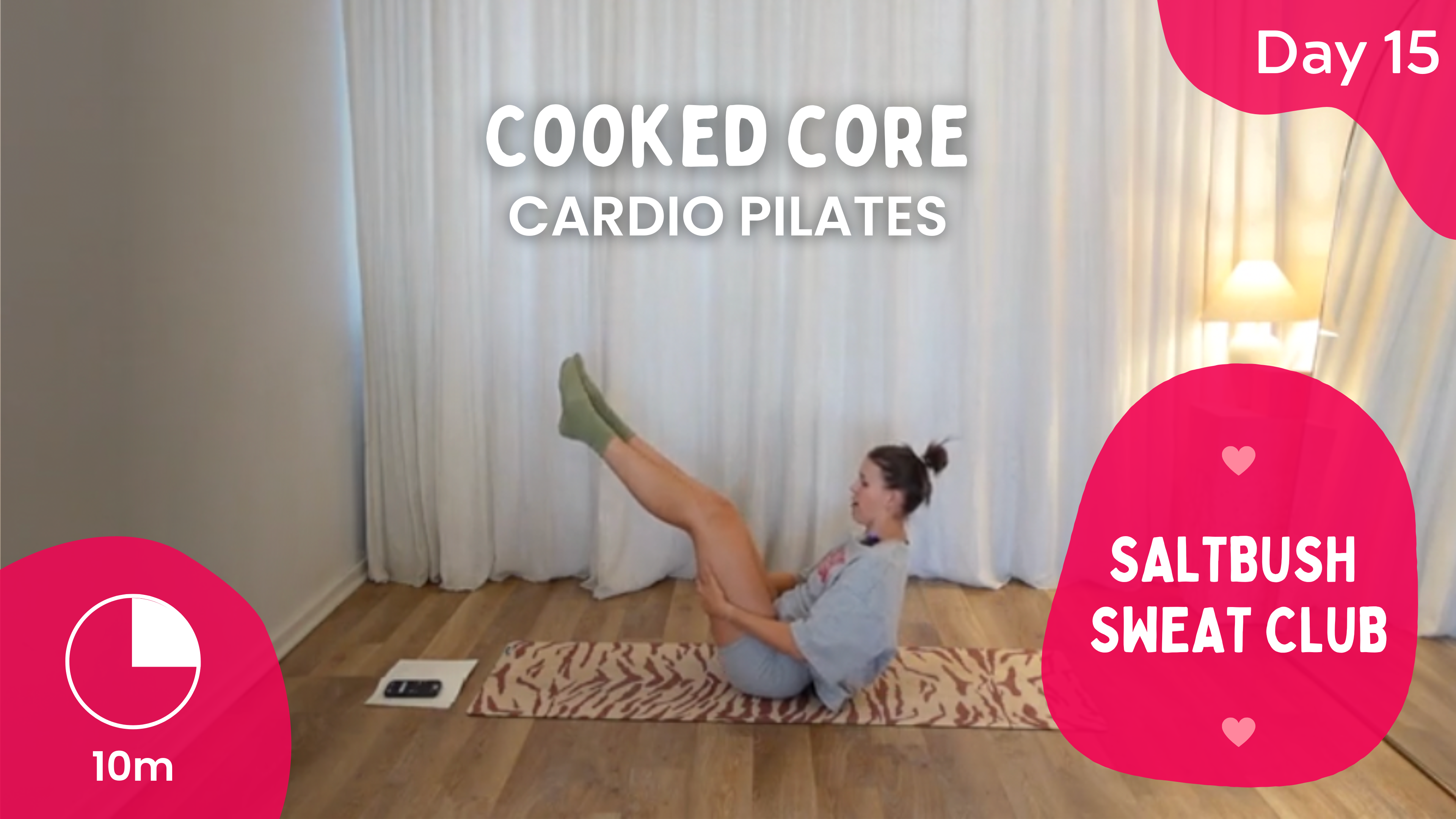 Day 15 - Cooked Core - SALTBUSH SWEAT CLUB - PILATES