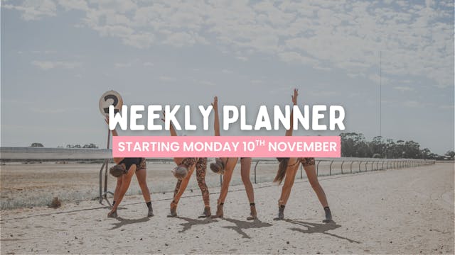 WEEKLY PLANNER