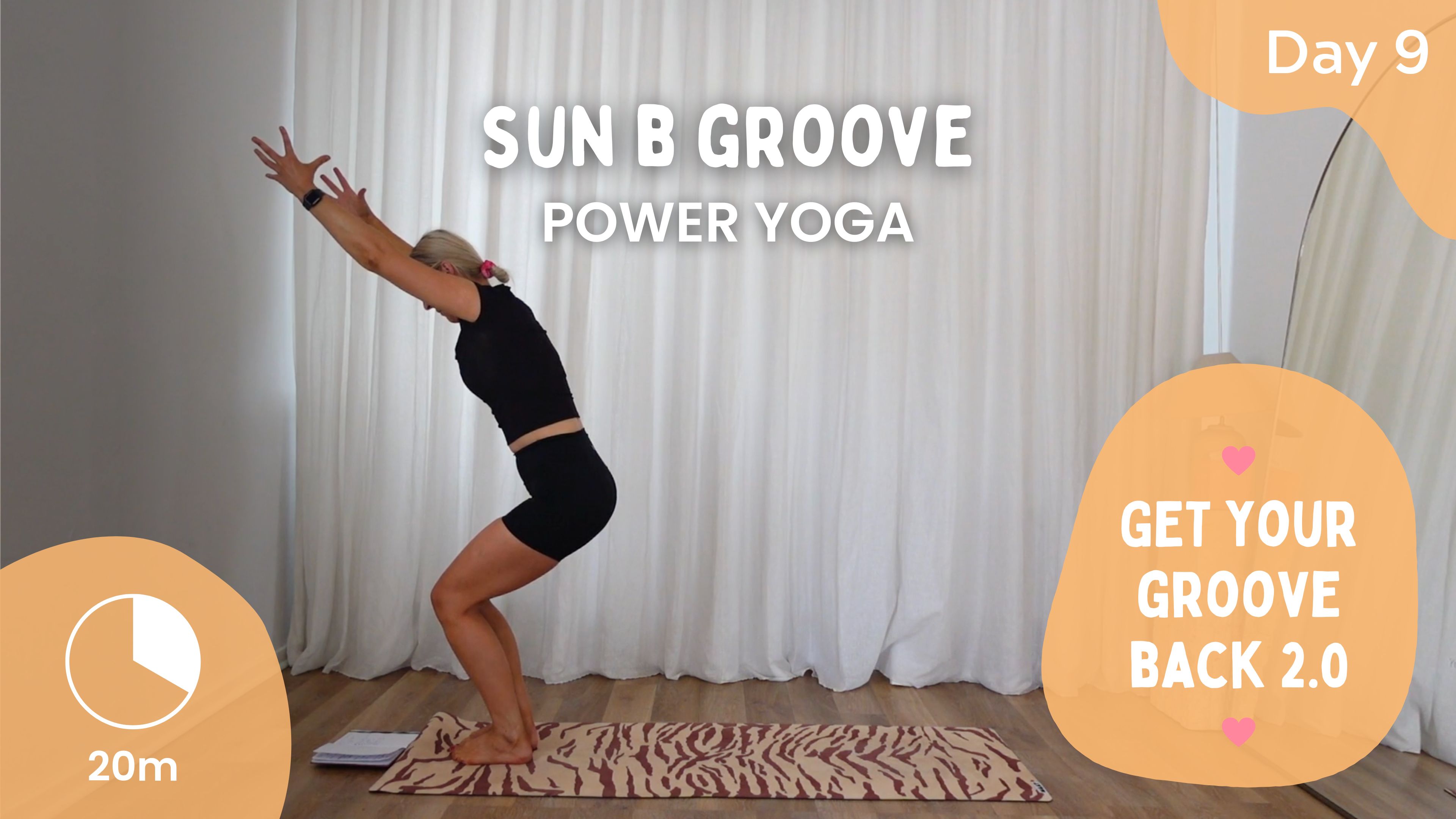 Day 9 - Sun B Groove - Power Yoga - Get Your Groove Back 2.0