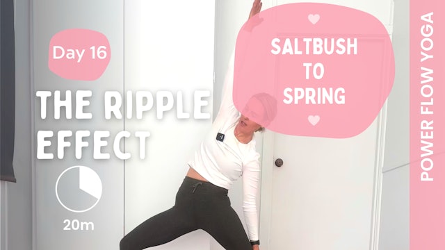 DAY 16 - The Ripple Effect (Power Yoga) - Saltbush to Spring