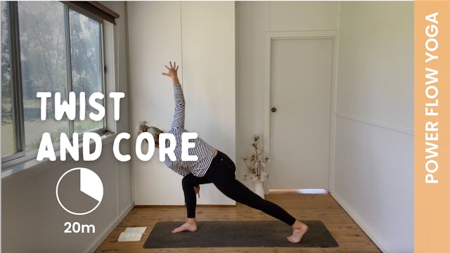 Twist and Core - Power Yoga