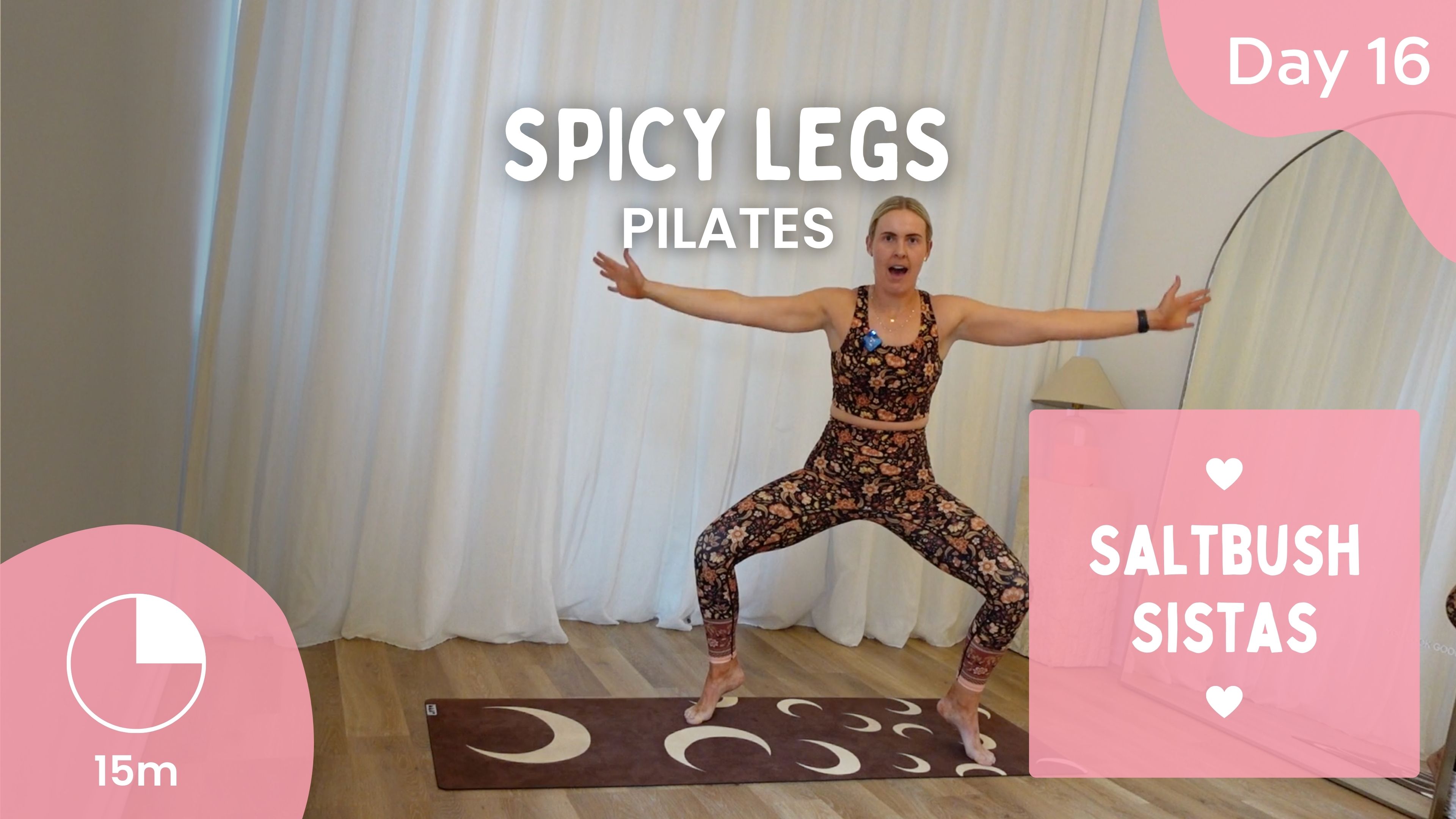 Day 16 - SPICY Legs - Pilates - Saltbush Sista