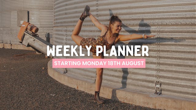 WEEKLY PLANNER