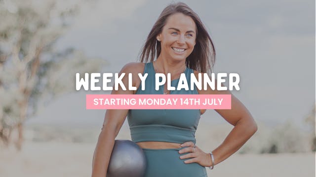 WEEKLY PLANNER