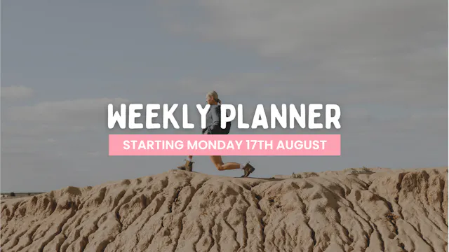 WEEKLY PLANNER