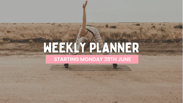 WEEKLY PLANNER
