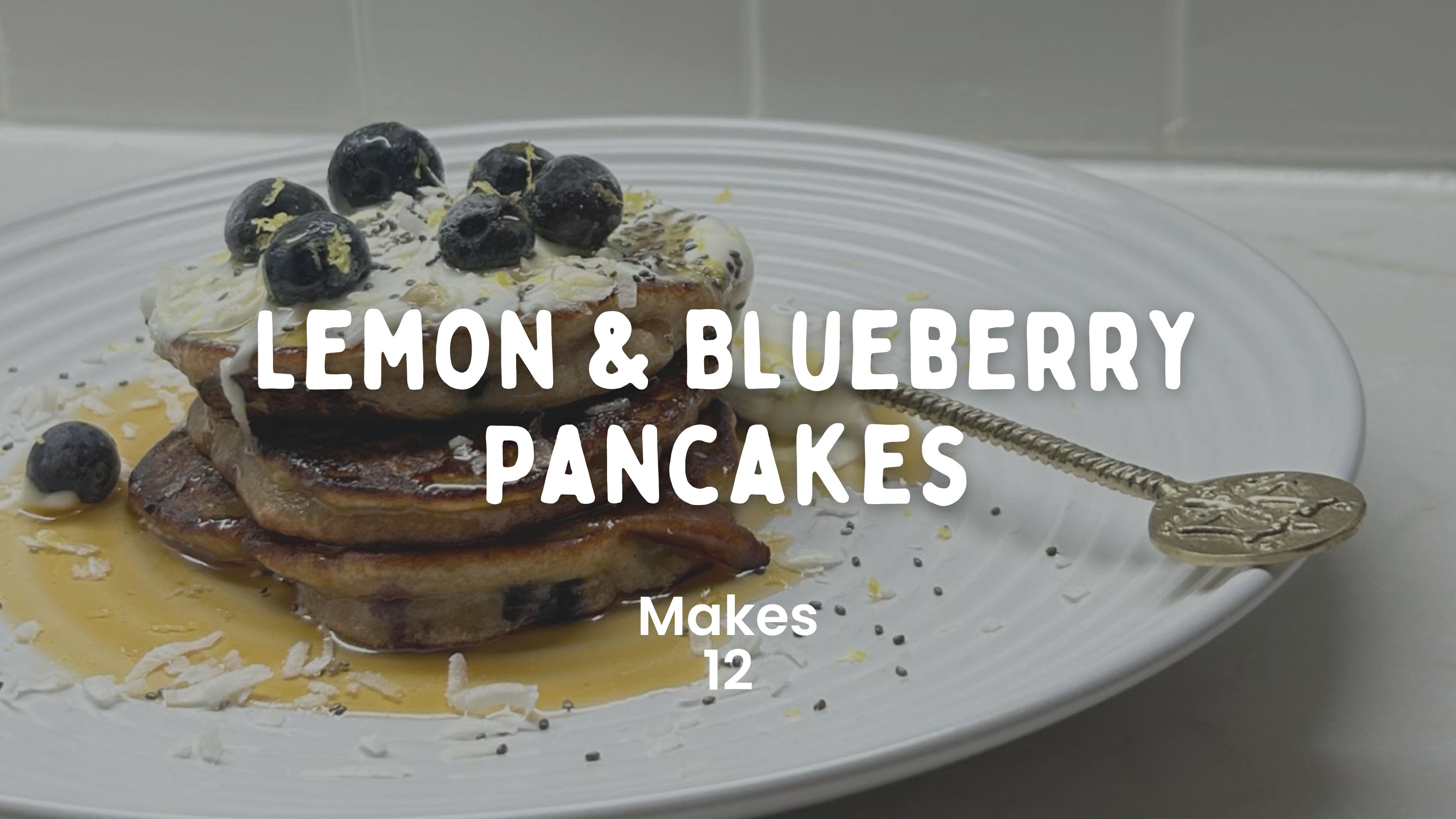 Lemon and Blueberry Pancakes