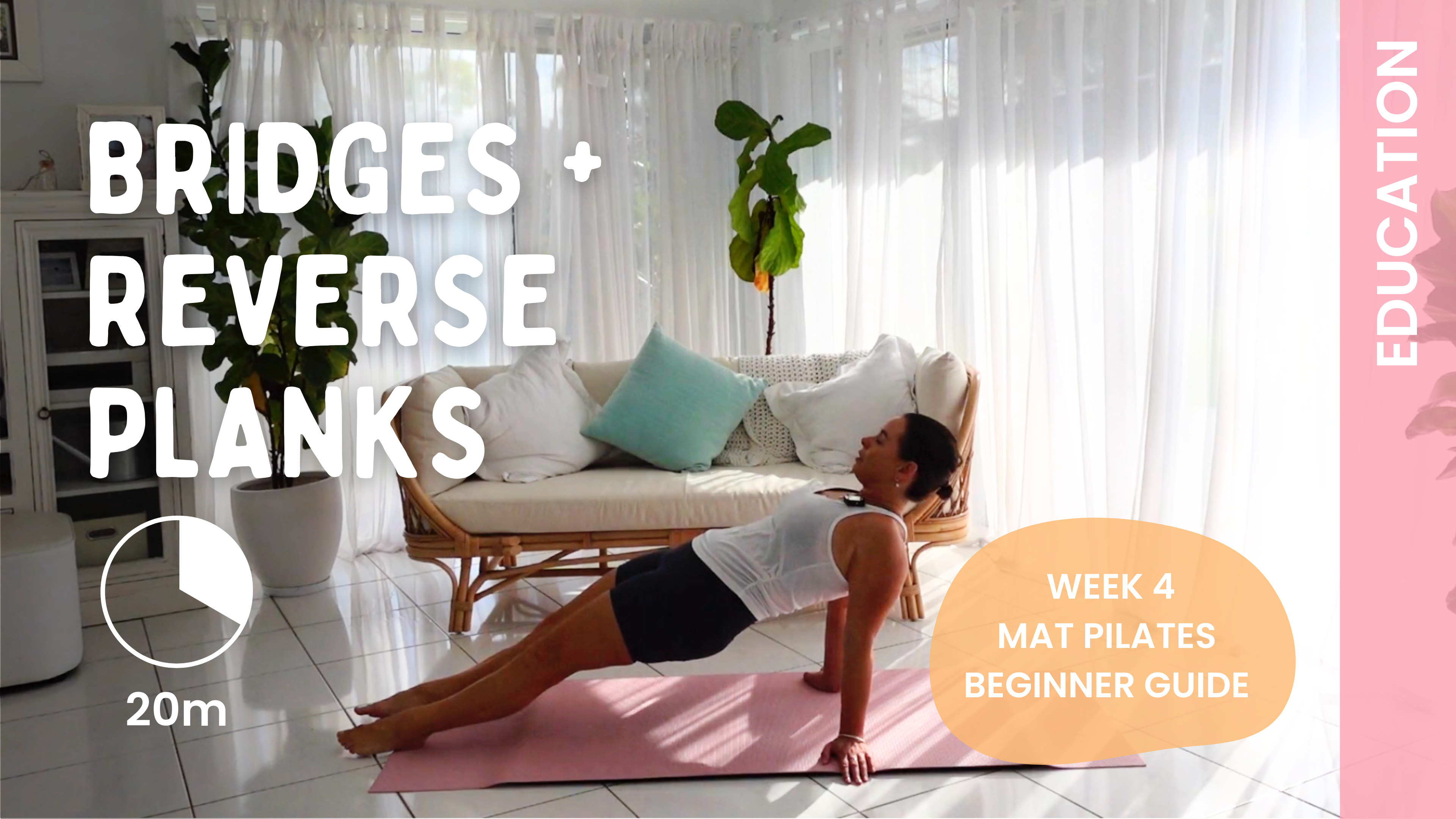 Week 4 - Flow 2 - BRIDGES + REVERSE PLANKS - Education