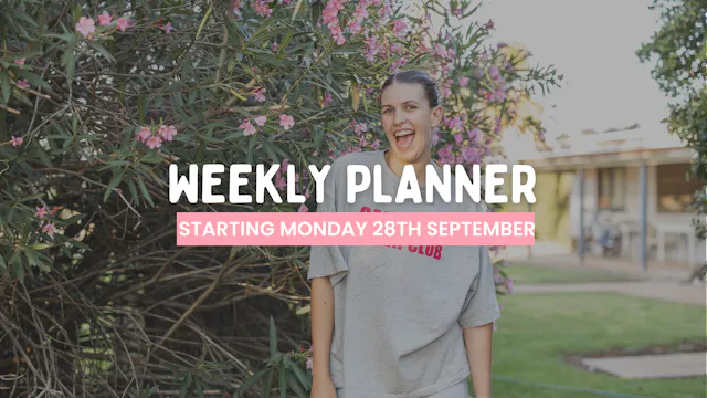 WEEKLY PLANNER