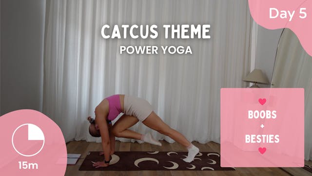 Day 5 - Cactus Theme - Power Yoga - B...