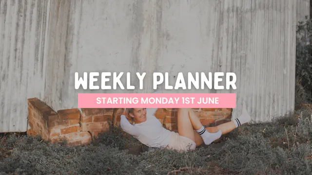 WEEKLY PLANNER