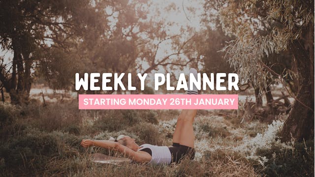 WEEKLY PLANNER