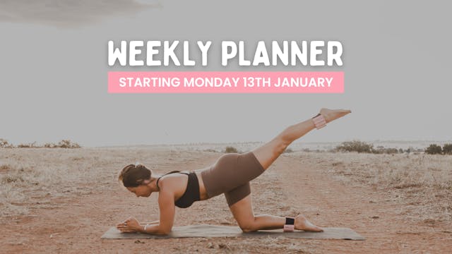 WEEKLY PLANNER