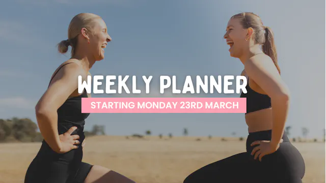 WEEKLY PLANNER