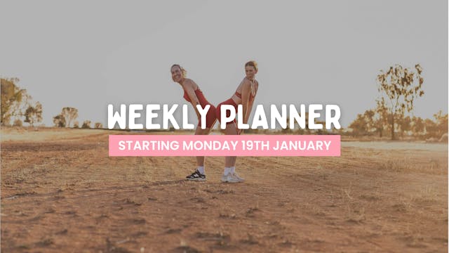 WEEKLY PLANNER