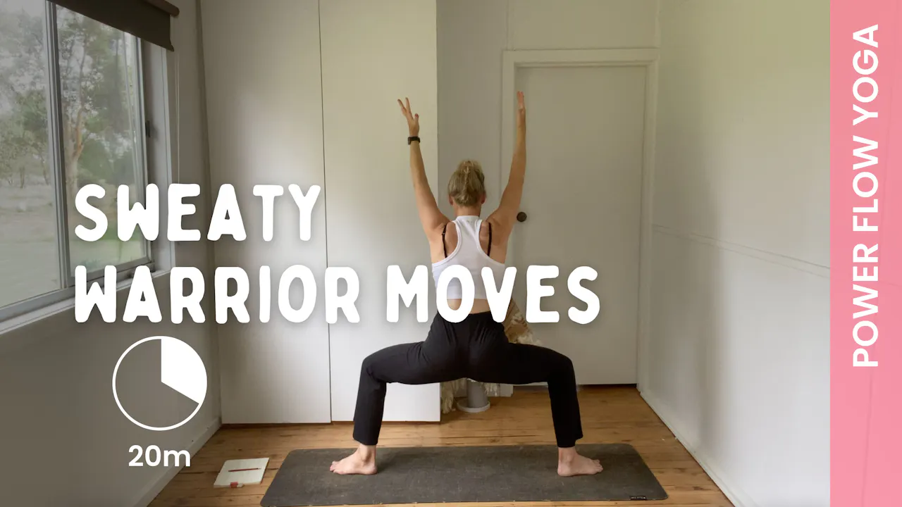 Sweaty Warrior Moves - Power Yoga - 20 Minute Yoga Workouts - The ...