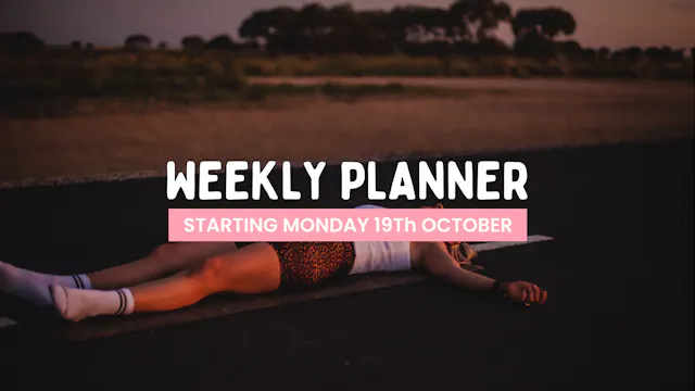 WEEKLY PLANNER
