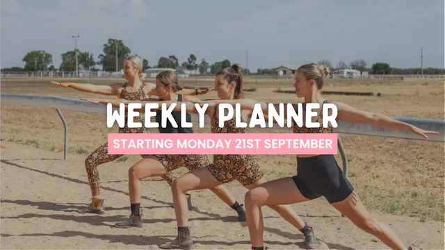 WEEKLY PLANNER