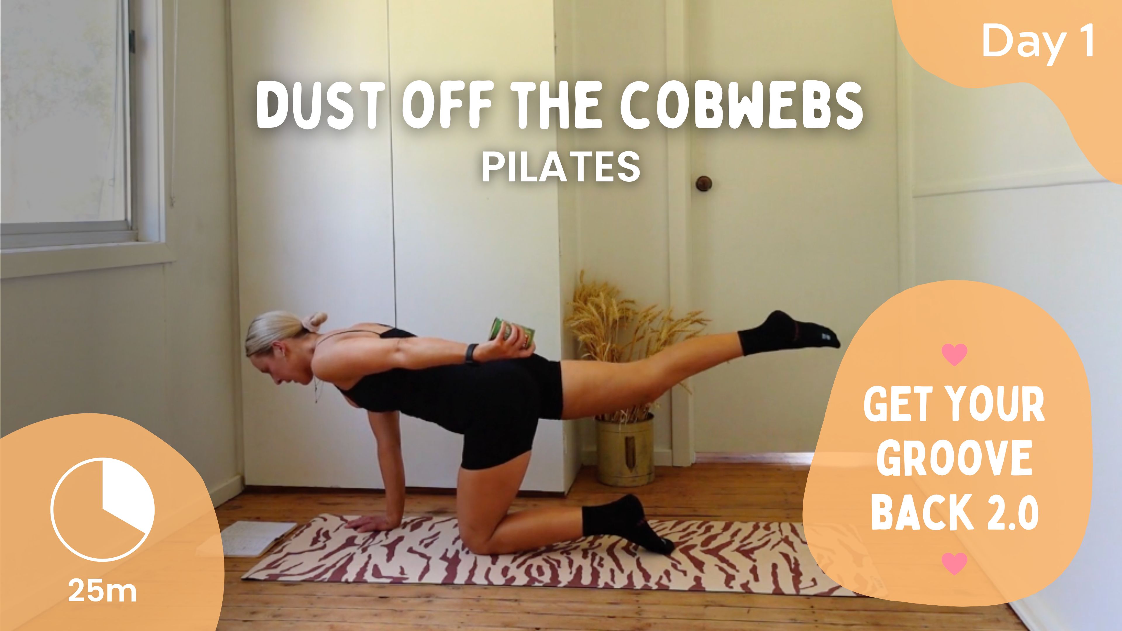 Day 1 - Dust Off The Cobwebs - Pilates - Get Your Groove Back2.0