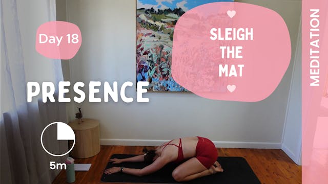 Day 18 - Presence (Thursday 18th Dec)