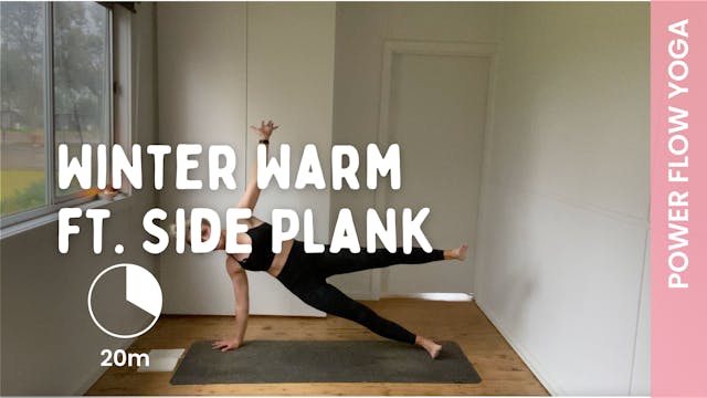 Winter Warm ft. Side Plank - Power Yoga