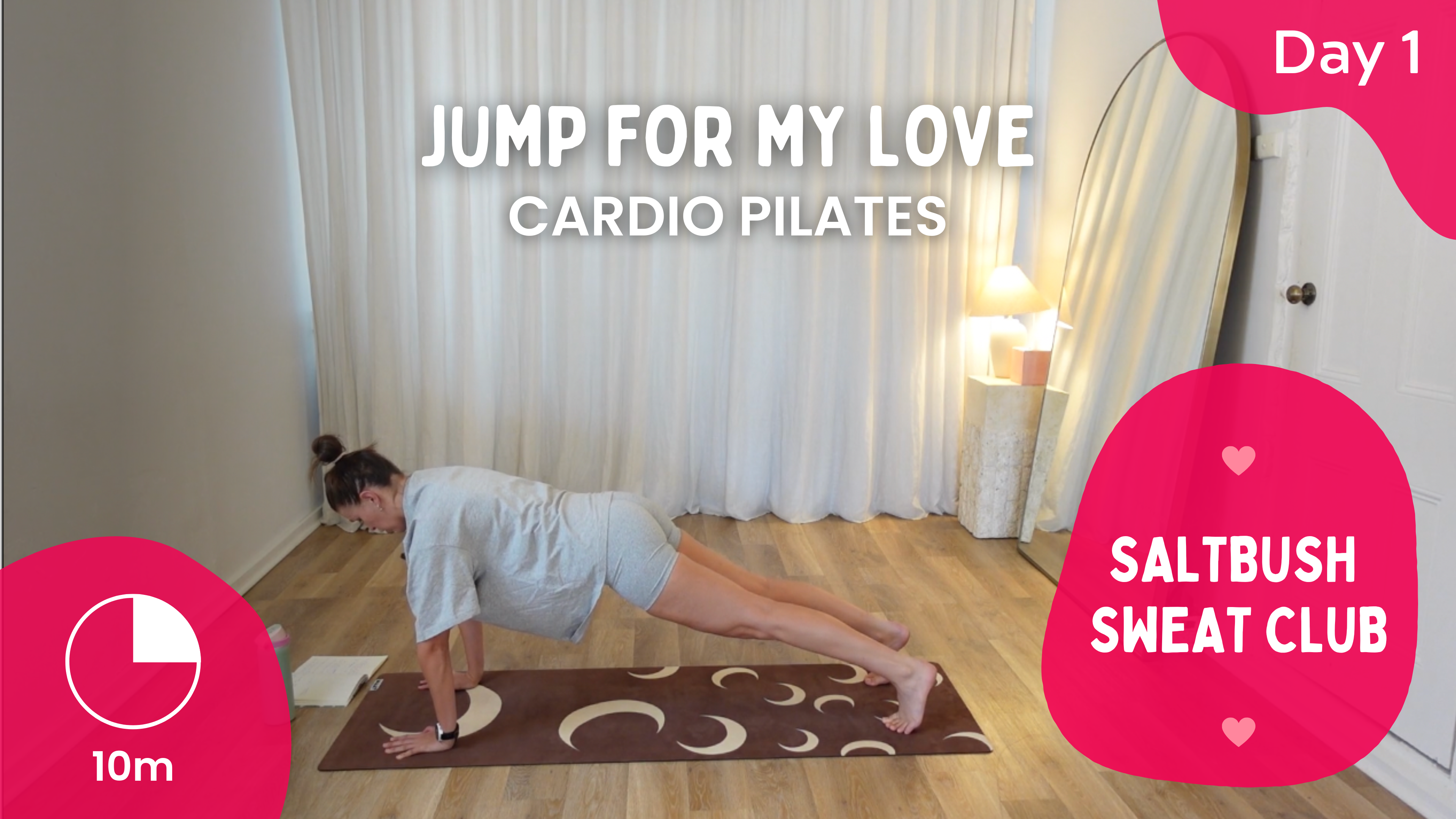 Day 1 - Jump for my love - SALTBUSH SWEAT CLUB - PILATES