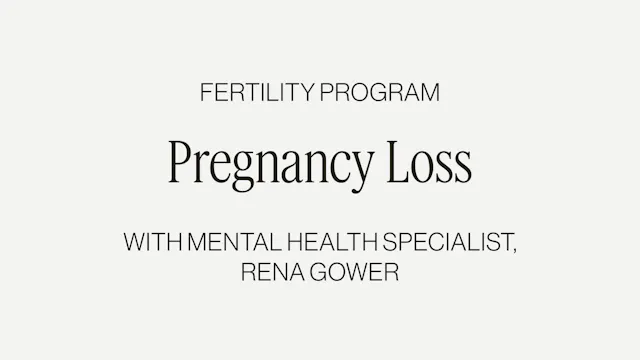 NAVIGATING PREGNANCY LOSS WITH RENA G...